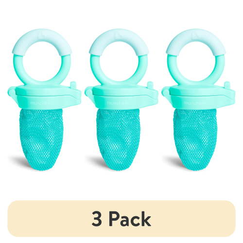 (3 pack) Munchkin® Fresh Food Baby Feeder, Blue, Unisex