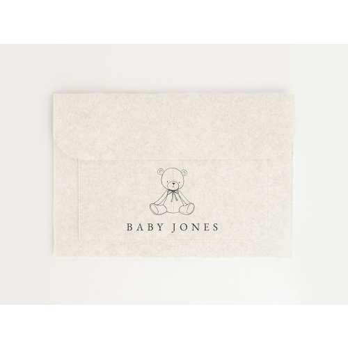 Personalised baby journey document folder
