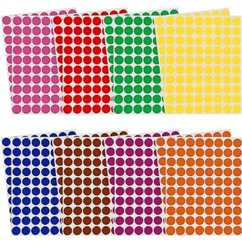 500 Labels Price Stickers Round Red Stickers With Writable - Temu