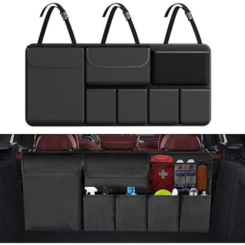 Car Trunk Organizer Backseat Hanging Organizer with Storage Pockets for Subaru Crosstrek, Forester, Outback, Ascent 2000-2024 2025 Car Accessories