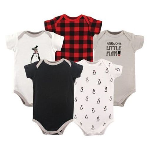 Luvable Friends Hudson Baby Bodysuits 5pk