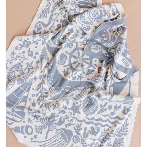 Cotton Nautical Blanket