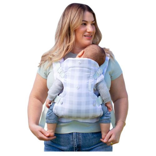 Infantino Flip Advanced 4-in-1 Baby Carrier - Ergonomic, Convertible, Face-in and Face-Out Front and Back Baby Carrier for Newborn to Toddler 8-32 lbs, Plaid