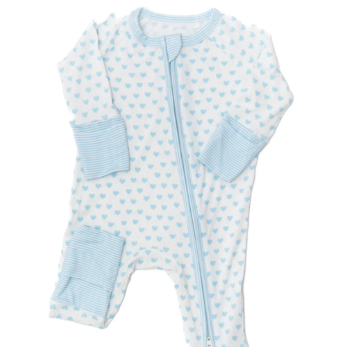 Hearts & Stripes Sleep Romper