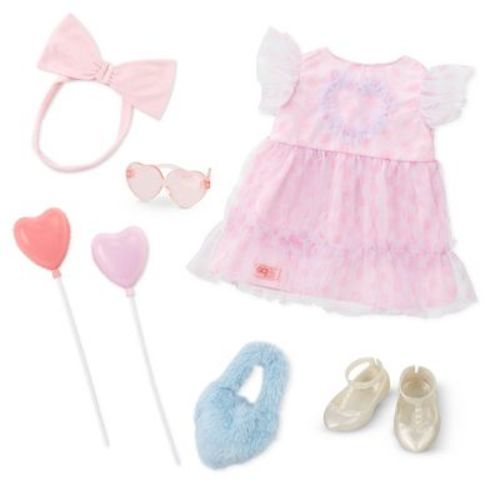 Our Generation All Heart Party Dress Outfit For 18" Dolls