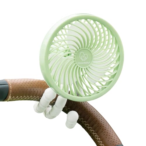 Dreambaby Smart Grip Deluxe Fan, Octopus Wrap Around Legs, Adjustable, Battery Operated