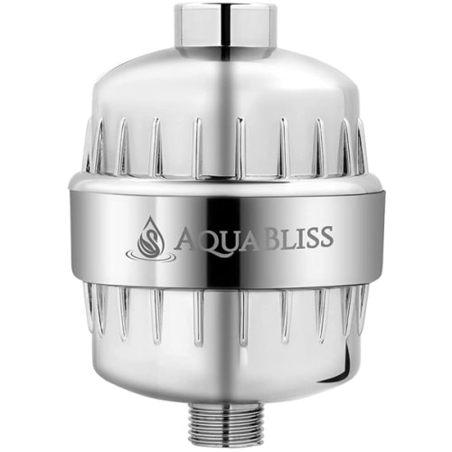 AquaBliss High Output Revitalizing Shower Filter - Reduces Dry Itchy Skin, Dandruff, Eczema, and Dramatically Improves The Condition of Your Skin, Hair and Nails - Chrome (SF100)