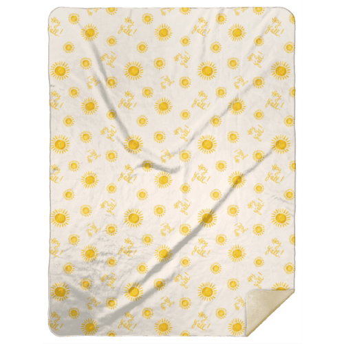 Hey Y'all Plush Throw Blanket 60x80