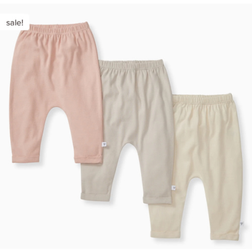 Solid Organic Cotton Baby Pants 3 Pack - Pink Sand – Burt's Bees Baby