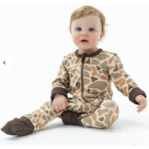 Baby Zip Up - Venado Camo – BURLEBO
