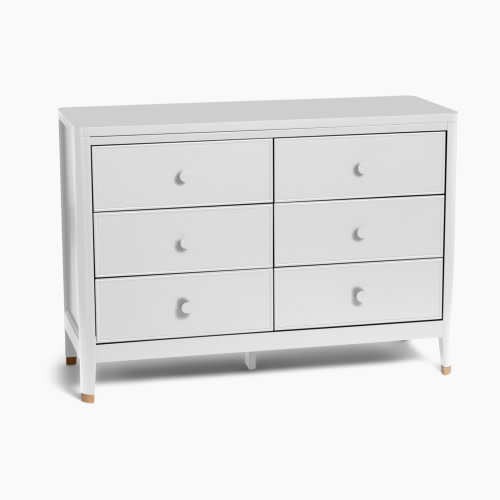 Little Seeds Aster 6-Drawer Dresser - White