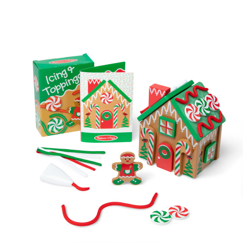 Melissa & Doug Wooden Gingerbread House - FSC Certified