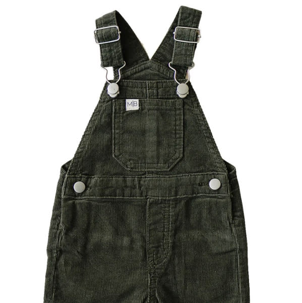 Green Corduroy Overalls