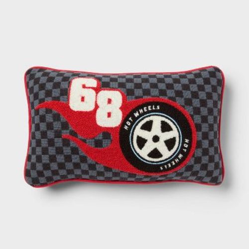 12"x18" Hot Wheels Classic Tire Kids' Decorative Throw Pillow - Hot Wheels by Pillowfort™