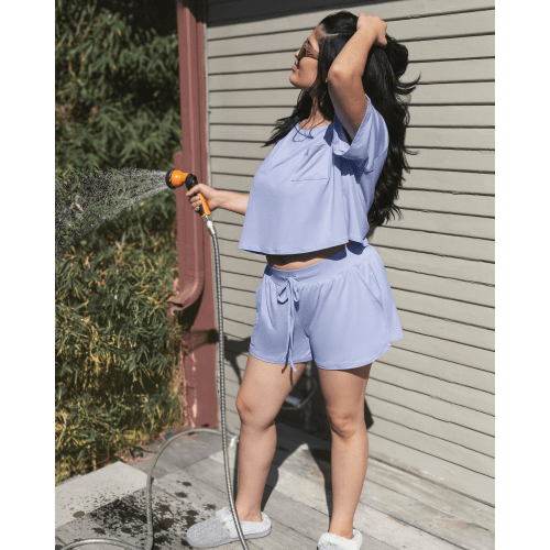 Aria Bamboo Casual Lounge Short | Redwood - Kindred Bravely