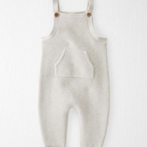 Carter's Little Planet Organic Cotton Sweater Knit Overalls