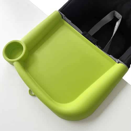 FAILUN Silicone Baby Dining Tray Competible with Inglesina Fast Table Chair & Other Fast Table Chairs,Portable Baby Feeding Tray for Clip-On Fast Table Chairs, Dishwasher Safe & BPA Free （Green ）