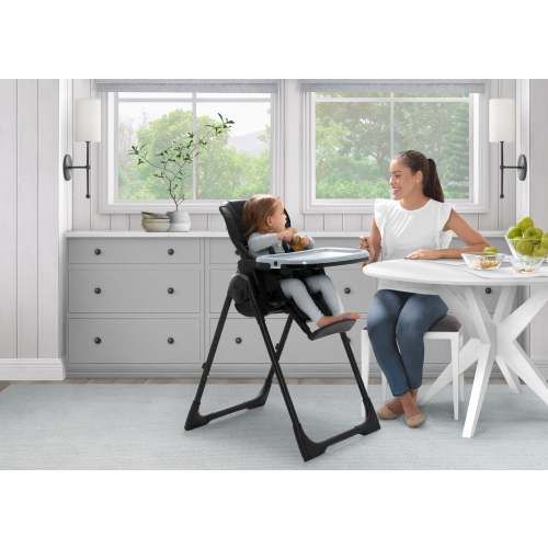 Jeep Classic Convertible 2-in-1 High Chair for Babies and Toddlers with Adjustable Height, Recline &amp; Footrest