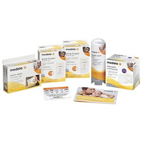 Medela Breast Pumping Accessories, Breastpump Essentials to Help Moms Begin and Continue Breastfeeding, Authentic Medela Products Include Breast Milk Storage and Cleaning, Breast Care