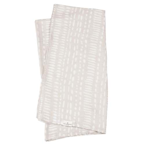 Muslin Swaddle - Grey Mudcloth