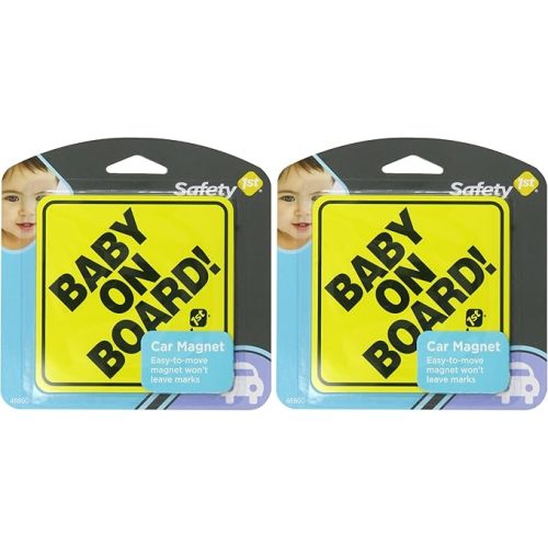 Safety 1st Baby On Board Sign Magnet (Pack of 2)