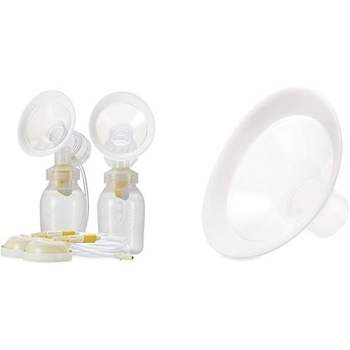 Medela Symphony Breast Pump Kit, Double Pumping System & PersonalFit Flex Breast Shields, 2 Pack of Small 21mm Breast Pump Flanges