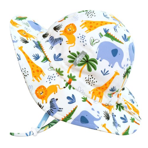 Kids Cotton Floppy Hats | Safari - 0 to 6 Months