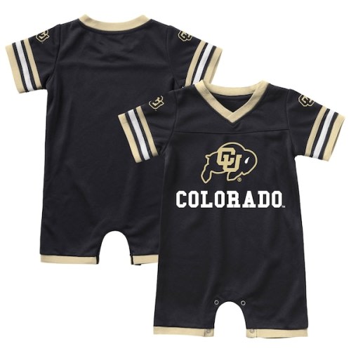 Colorado Buffaloes Colosseum Newborn & Infant Bumpo Football Logo Romper - Black