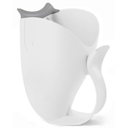 Skip Hop Baby Bath Rinse Cup MOBY Tear-free Waterfall Rinser White Age 0+