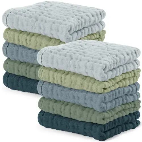 Muslin Washcloths in Multi-Boy – Comfy Cubs