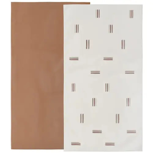 Owlowla Baby Diaper Changing Pad Portable Changing Mat Travel Changing Pad Liner for Baby and Small Toddler(Classic Brown&Brush Strokes)
