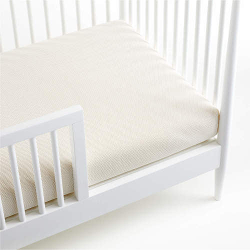 Naturepedic Organic Cotton Firm Crib Mattress Breathable 2-Stage with Waterproof Breathable Pad