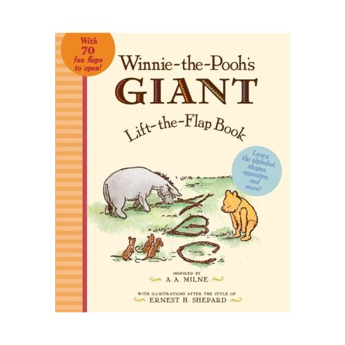 Winnie the Pooh's Giant Lift The-Flap - (Winnie-The-Pooh) by A A Milne (Board Book)