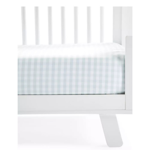 Gingham crib sheet