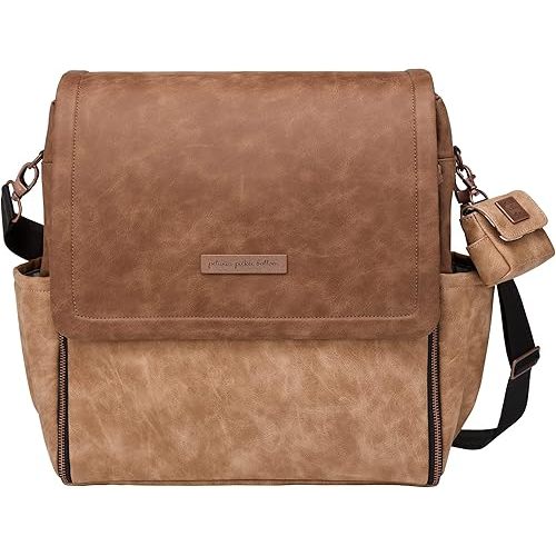 Petunia Pickle Bottom Boxy Backpack | Diaper Bag | Diaper Bag Backpack for Parents | Top-Selling Stylish Baby Bag | Sophisticated and Spacious Backpack for On The Go Moms | Brioche