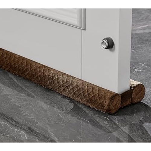 Ciieyuo® All-Weather Door Draft Stopper – Universal Under Door Seal & Sound Proofing Strip | Blocks Drafts, Light, Odors | Works on Windows, Garage, RV Doors