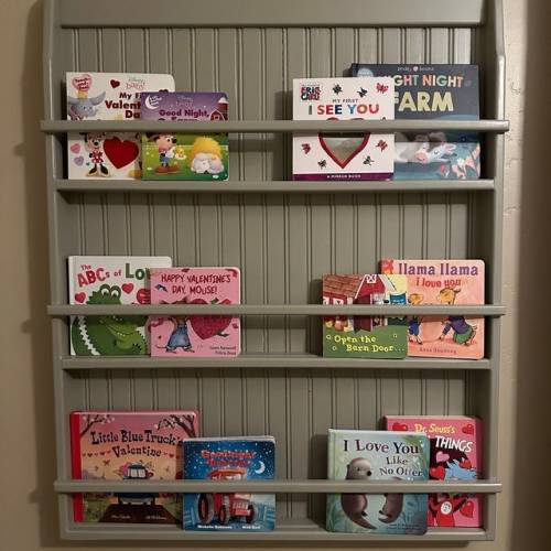 Children&#39;s Bookshelf, Small Wall Bookshelf, Hanging Plate Rack, Magazine and Cookbook Holder, Bedroom Bookshelf