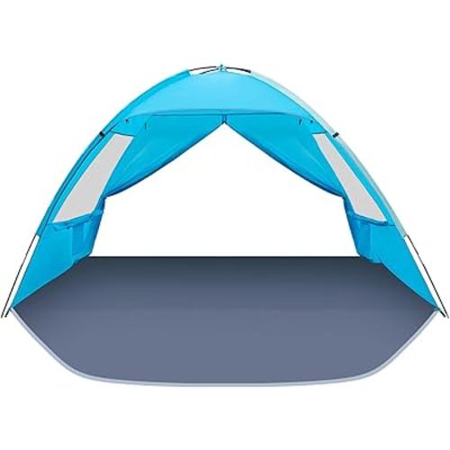 Beach Tent, Beach Shade Portable Tent for 2-3 Person with UPF 50+