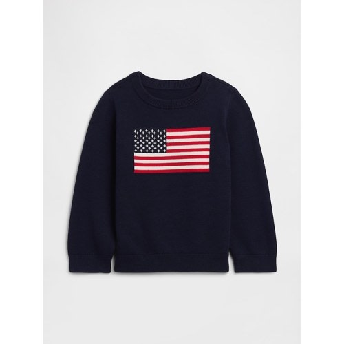 babyGap Americana Crewneck Sweater