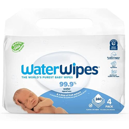 WaterWipes, 240 Count (4 packs)