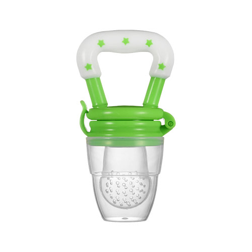 Ozmmyan Baby Fruit Feeder Pacifier, Fresh Food Feeding Teether for Toddler, BPA Free, Soothing Gum Relief, Infant Silicone Teething Toy, Suitable for Baby 6-12 Months