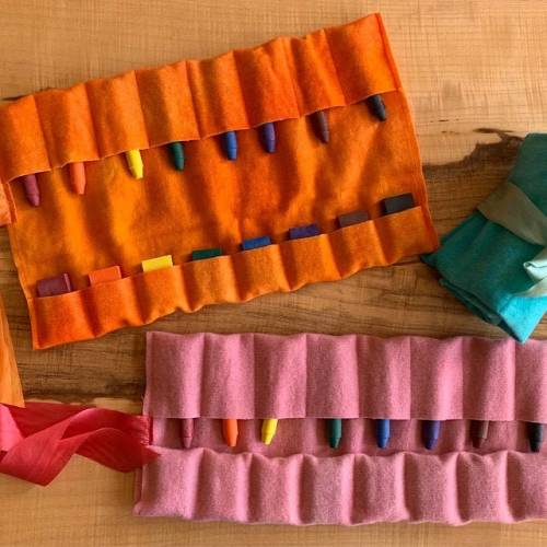 Waldorf Crayon Roll