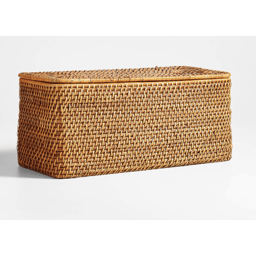 Sedona Honey Lidded Rectangular Tote