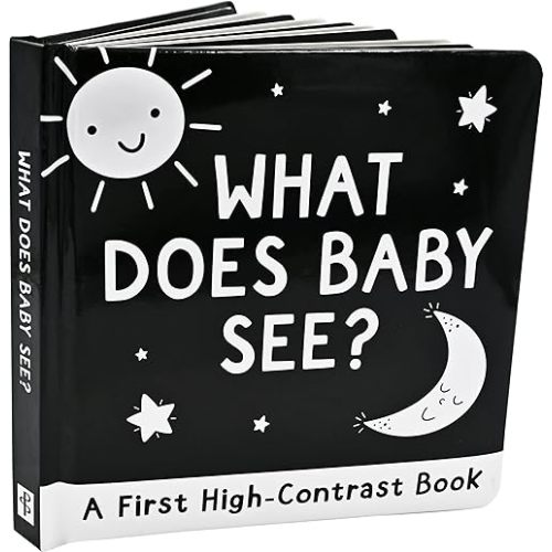 What Does Baby See? A High-Contrast Board Book (Padded Cover) Board book – December 30, 2022