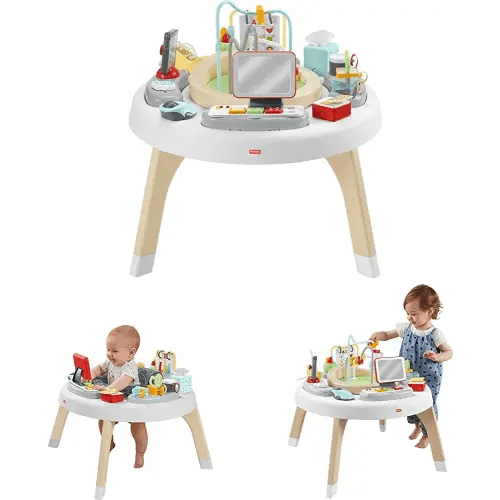 Fisher-Price Baby to Toddler Learning Toy 2-in-1 Like a Boss Activity Center and Play Table with Lights Music and Sounds