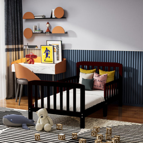 Harriet Bee Hinman Toddler Solid Wood Bed by Harriet Bee & Reviews | Wayfair
