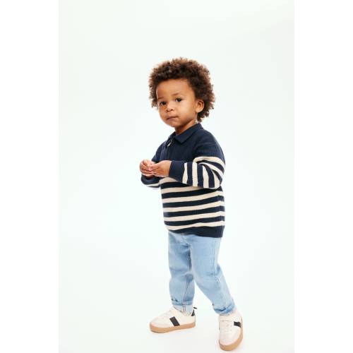 COTTON POLO SWEATER