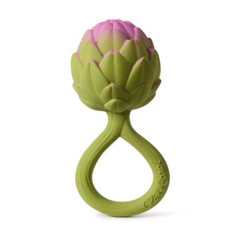 Artichoke Rattle Toy – Jen's Organic Baby