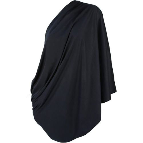 LK Baby Infinity Nursing Scarf Breastfeeding Cover Ultra Soft Premium Jersey Polyester- 100% AZO free and Safe for Baby (Black)