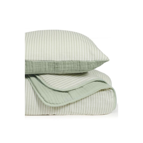 Organic Cotton Muslin Quilt & Sham Set